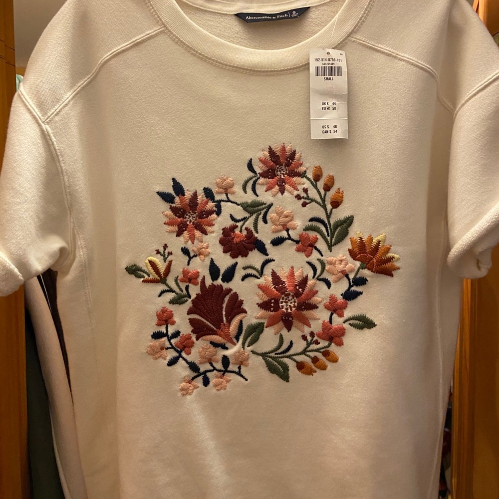 Abercrombie and Fitch embroidered shirt